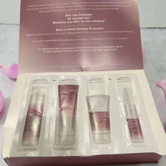Joico Defy Damage Protective Shampoo, Conditioner, Masque & Shield  Sample Free - Picture 1 of 1